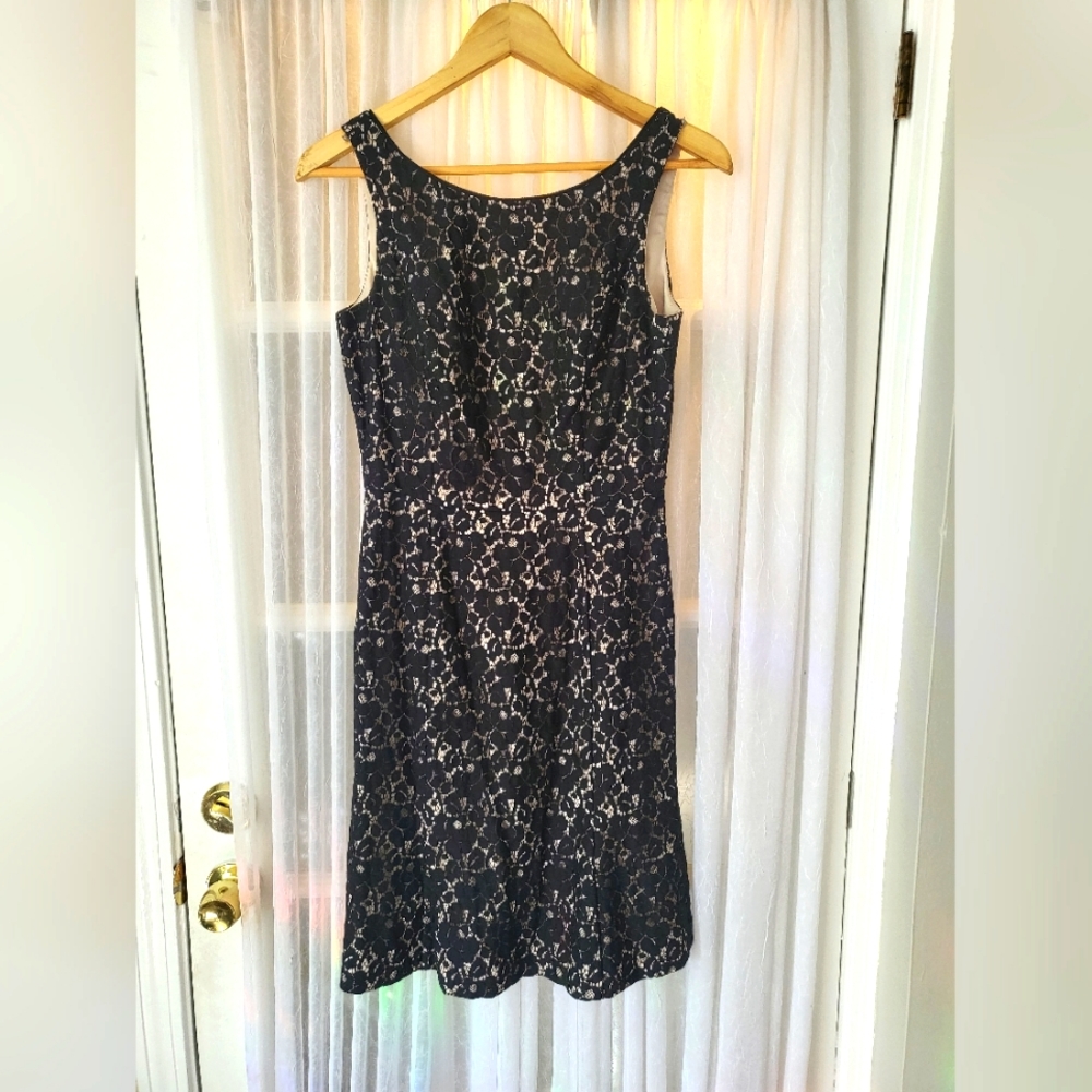 Black Lace WHBM mini dress